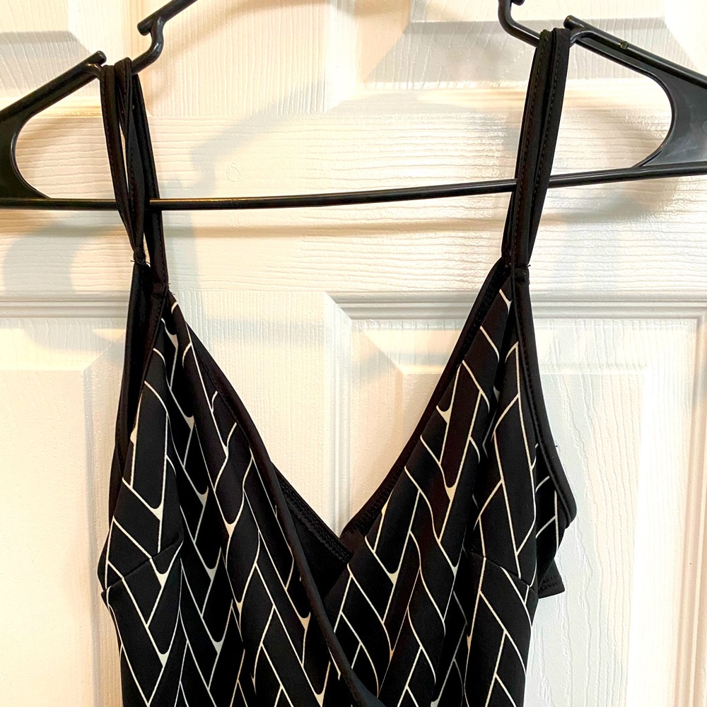 Black Patterned JumpSuit
